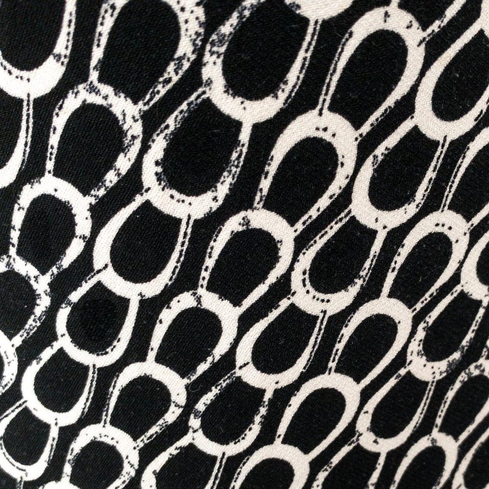 David Meister L Geometric Print Midi Dress Black - Picture 2 of 9